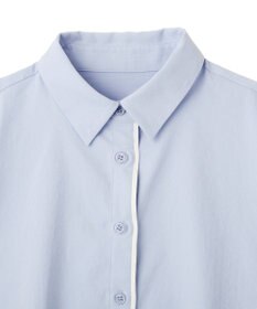 earth music&ecology パイピングショートシャツ