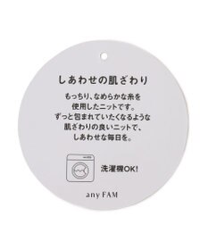 ANY 【洗濯機可能】しあわせタッチニットプルオーバー
