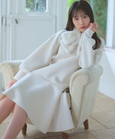 Feroux バックリボンダンボール ワンピース