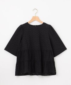 組曲 S エンブロイダリーレースフリル ブラウス