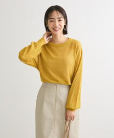 Green Parks ラメシアーリブニットプルオーバー