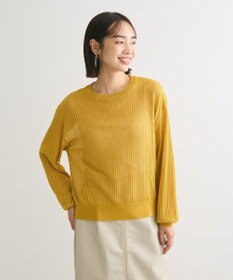 Green Parks ラメシアーリブニットプルオーバー