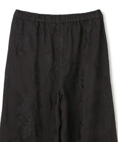 UNFILO 【ウエストゴム】ボタニカル エンブロイダリー パンツ