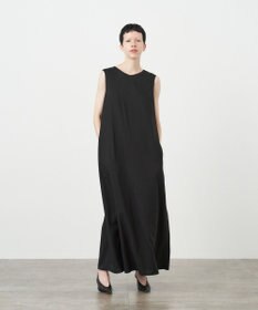 ATON VISCOSE CLOTH | バックギャザードレス