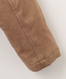 JOSEPH ABBOUD 【キルトレスダウン】ナチュラルダイスウェード ダウンコート