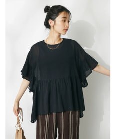 CRAFT STANDARD BOUTIQUE ウ゛ィンテージボイルティアード切替ブラウス