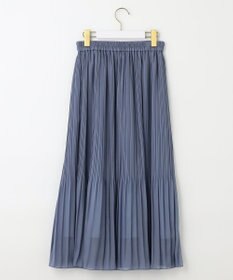 ANY SIS L 【洗える】シフォンプリーツ スカート