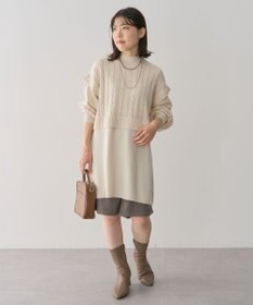 Green Parks ケーブルドッキングニットチュニック