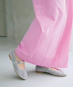 steppi ラウンド メッシュ バレエパンプス