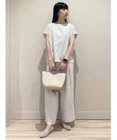 UNFILO 【接触冷感/吸水速乾】サマーセットアップ ブラウス