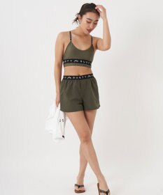 OP／FILA 【RUSTY】ニコちゃんロンT＋ショートパンツ付きビキニ 4点セット水着