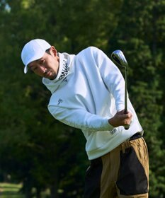 PW CIRCULUS 【MEN】スエード調 デタッチャブルフーディ