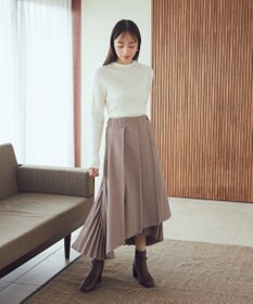 earth music&ecology ミックスプリーツスカート