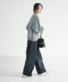 CRAFT STANDARD BOUTIQUE 裏起毛デニムワイドパンツ