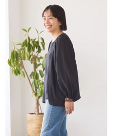 AMERICAN HOLIC 袖ボリュームシアーブラウス