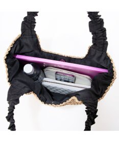 UNBILLION カシュカシュ cachecache / フリルハンドルクロッシェトート