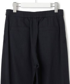 23区 【洗える】リネンヴィスコースストレッチ マリンパンツ