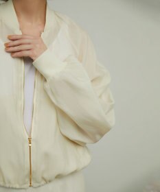 BEIGE， NINA / タフタブルゾン