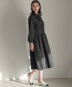 組曲 ソフトクロスピンタック ワンピース