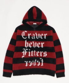 WEGO シャギーグラフィックZIPパーカー