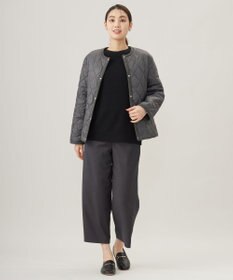 J.PRESS LADIES 【WEB限定カラーあり・洗える】コンパクトタフタキルティング ブルゾン