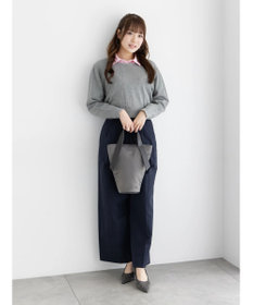 Te chichi コンパクトクルーネックニット【AOYAMA FASHION ASSOCIATION × Te chichi】