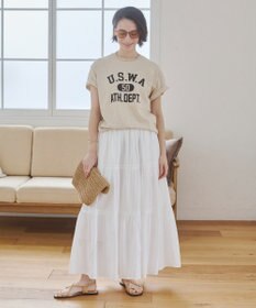 WEGO 【ANGIE VINTAGE】カレッジロゴプリントTee