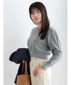 Te chichi コンパクトクルーネックニット【AOYAMA FASHION ASSOCIATION × Te chichi】