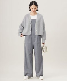 自由区 【洗える】ウォッシャブルウールサキソニー コンビネゾン