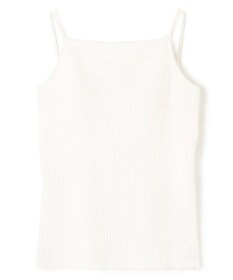 uncrave リブニット カップ付きキャミソール