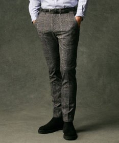 JOSEPH ABBOUD 【ストレッチ/ウエストも伸びる】ウールライクフランネルジャージーパンツ