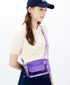 LeSportsac CLEAR E/W PHONE CROSSBDY/クリアライラック