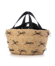 UNBILLION カカトゥ kakatoo / ラフィアブレードリボンバッグ カゴバッグ