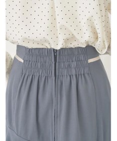 earth music&ecology パイピングフリルティアードスカート