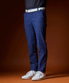23区GOLF 【MEN】エンブレムジャガードパンツ