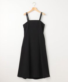 組曲 L 【肩ひも調整可】ドビーピケ キャミワンピース