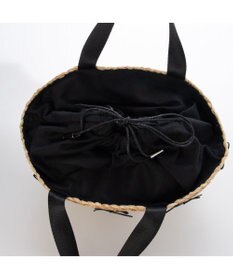 UNBILLION カカトゥ kakatoo / ラフィアブレードリボンバッグ カゴバッグ