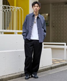 WEGO 【ユニセックス着用ITEM/XSSMLサイズ展開/ウエストゴム】ユルフィットコットンイージーパンツ