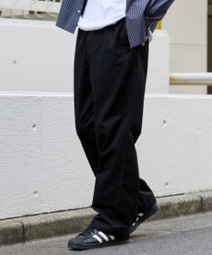 WEGO 【ユニセックス着用ITEM/XSSMLサイズ展開/ウエストゴム】ユルフィットコットンイージーパンツ