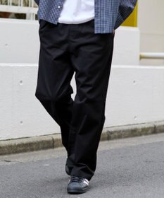 WEGO 【ユニセックス着用ITEM/XSSMLサイズ展開/ウエストゴム】ユルフィットコットンイージーパンツ