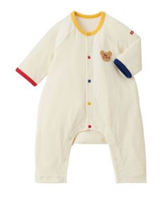 MIKI HOUSE HOT BISCUITS 【60-80cm】 接結天竺 カバーオール