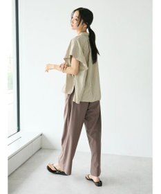 CRAFT STANDARD BOUTIQUE ステンサイドソリッドストライプブラウス①