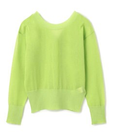 BEIGE， 【洗える・Oggi 7月号掲載】LUPINUS / 前後2WAYシアーニットカーディガン