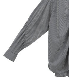 YECCA VECCA ドロストデザインギャザーシャツ