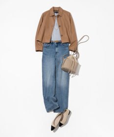 23区 L ラムレザー ステンカラー ジャケット