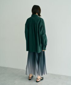 YECCA VECCA ドロストデザインギャザーシャツ