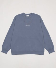 WEGO 【ユニセックス着用ITEM】アクセ付きフォトグラフィックプルオーバー