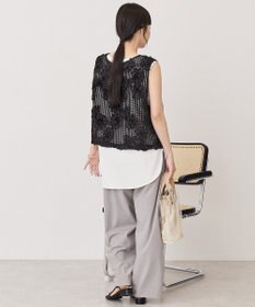 AMERICAN HOLIC ウエストドロストソフトバルーンパンツ