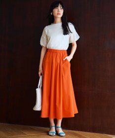 組曲 【人気につき新色追加！】チュールスリーブ カットソー