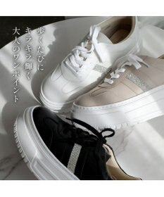 Pointer 日本製 本革ボリューム厚底スニーカー